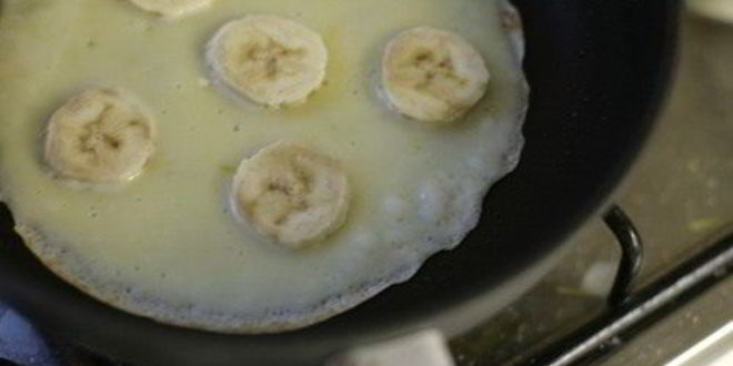 Рецепт банановых блинчиков