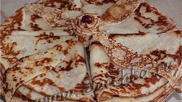 Рецепт Бархатных блинчиков