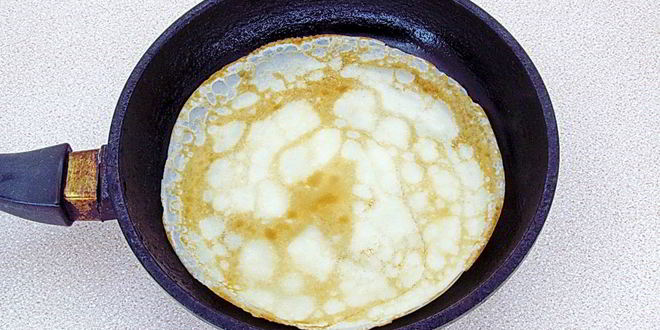 Рецепт блинчиков с куриными желудками и рисом