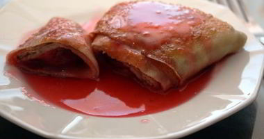 Рецепт Блинчиков со сливами