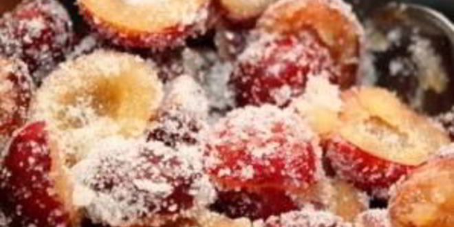 Рецепт блинчиков со сливами