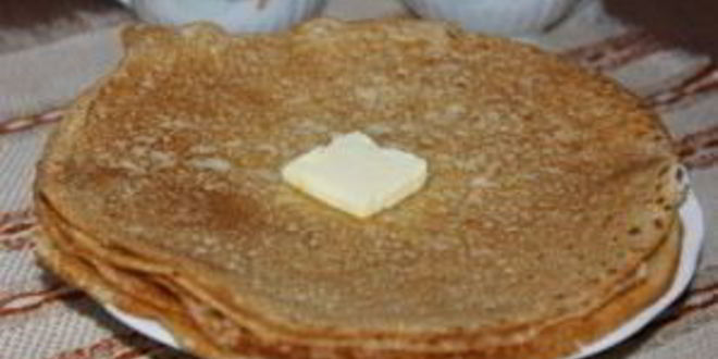 Рецепт блинов на кефире без яиц