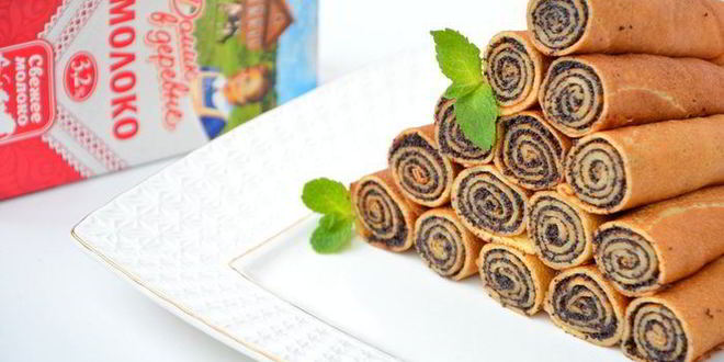 Рецепт блинов с маком