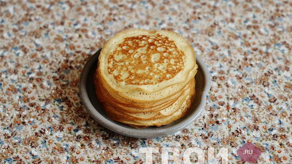 Как приготовить дрожжевые блины