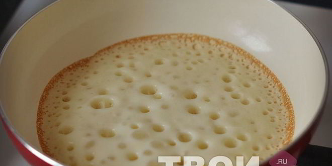 Рецепт дрожжевых блинов