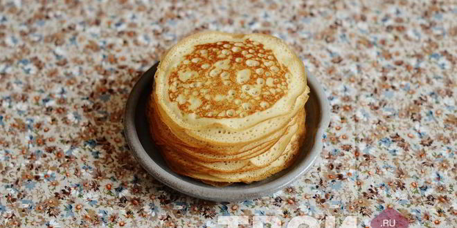 Рецепт дрожжевых блинов