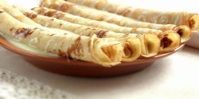 Рецепт тонких блинчиков на молоке ореховые