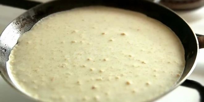 Рецепт тонких блинчиков на молоке ореховые