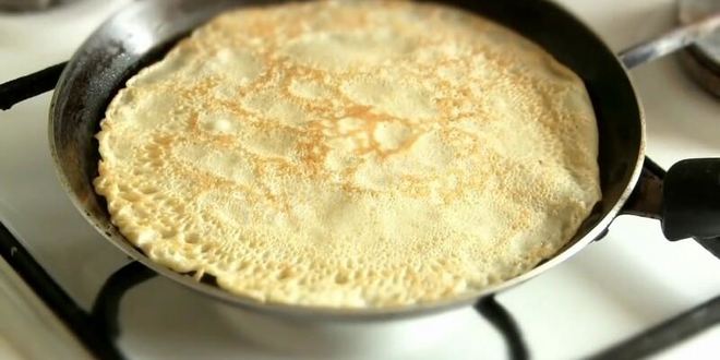 Рецепт тонких блинчиков на молоке ореховые