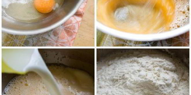 Рецепт тонких блинчиков с пряной яблочной начинкой