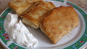 Рецепт Тонких блинов с начинкой