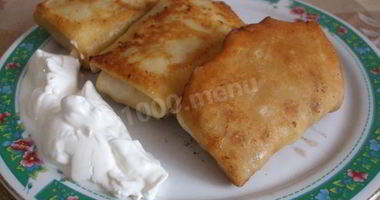Рецепт Тонких блинов с начинкой