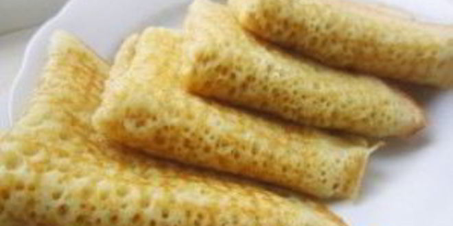 Рецепт заварных блинов на кефире и кипятке