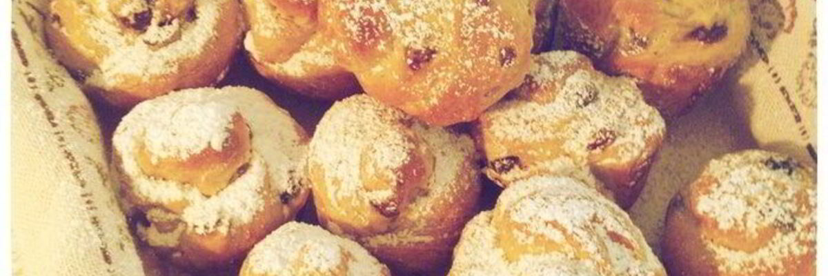 Рецепт Ароматных булочек с изюмом