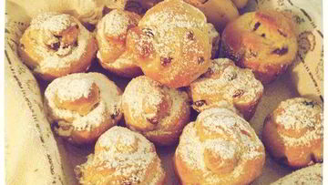 Рецепт Ароматных булочек с изюмом