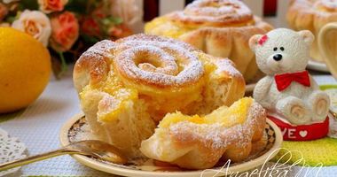 Рецепт Булочек с лимонной начинкой