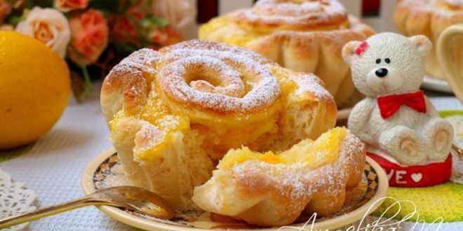 Рецепт булочек с лимонной начинкой