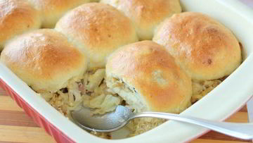 Рецепт Булочек с начинкой на подушке