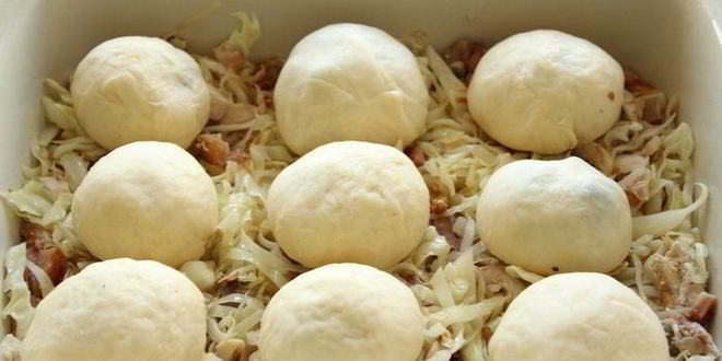 Рецепт булочек с начинкой на подушке