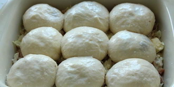 Рецепт булочек с начинкой на подушке