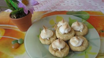 Рецепт Птифуров Ватрушки с белковым кремом