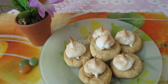 Рецепт птифуров ватрушки с белковым кремом