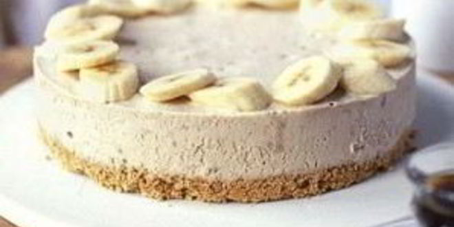 Рецепт бананового чизкейка без выпечки