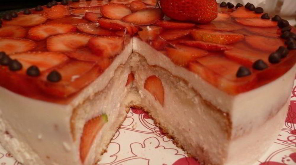 Как приготовить чизкейк клубничный ісе