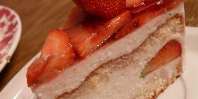Рецепт чизкейка клубничного ісе