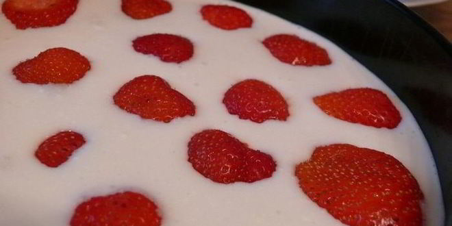 Рецепт чизкейка клубничного ісе