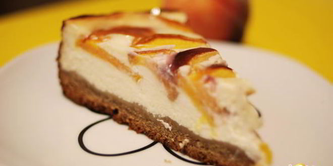 Рецепт чизкейка персики в облаках