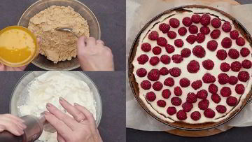 Рецепт Чизкейка с малиной