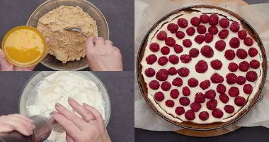 Рецепт Чизкейка с малиной