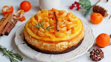 Рецепт Чизкейка с пряными мандаринами