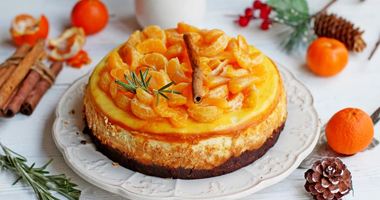 Рецепт Чизкейка с пряными мандаринами