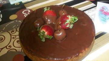 Рецепт Чизкейка с шоколадным топпингом