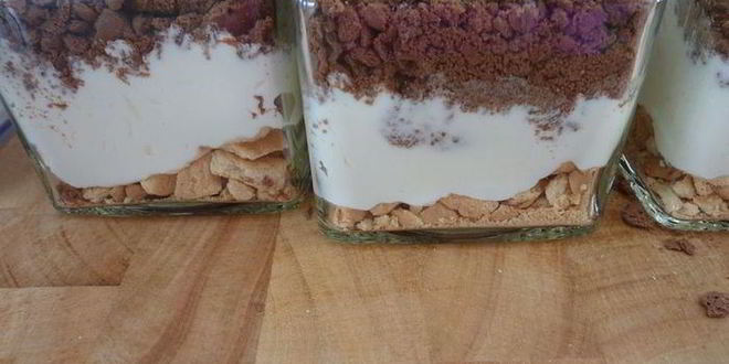 Рецепт чизкейка в баночке