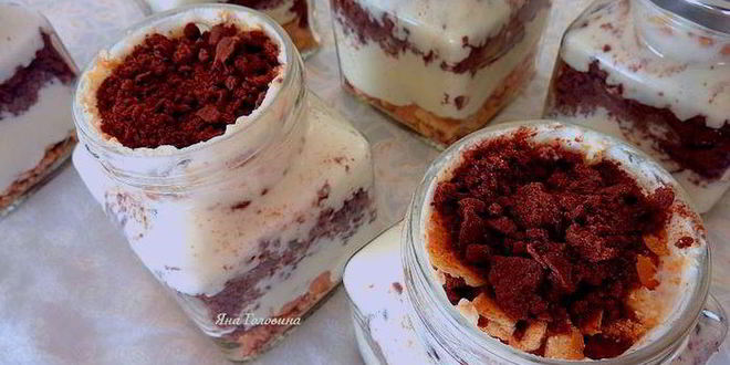 Рецепт чизкейка в баночке