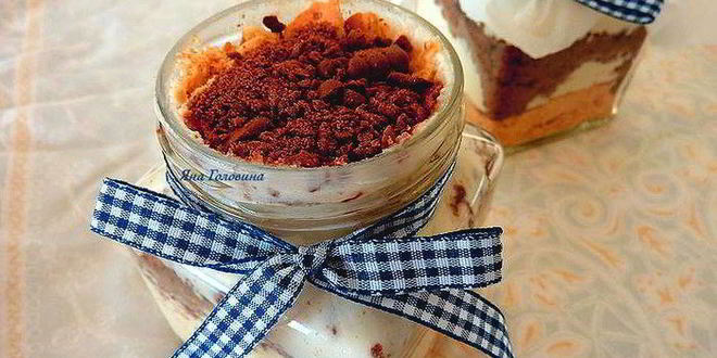 Рецепт чизкейка в баночке