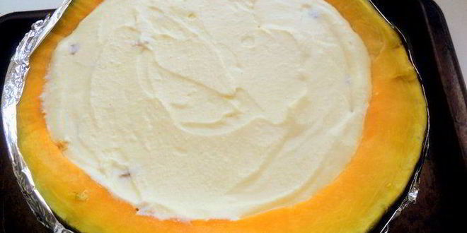 Рецепт чизкейка в тыкве паутинка