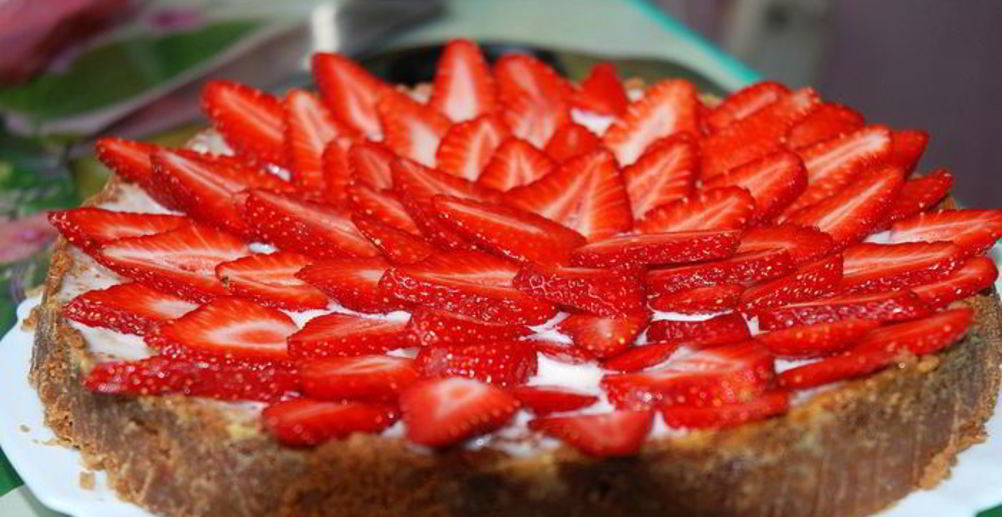 Рецепт чизкейк с ананасами