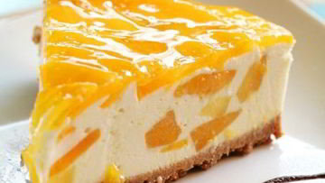 Рецепт Персикового чизкейка без выпечки