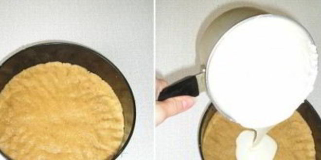 Рецепт персикового чизкейка без выпечки