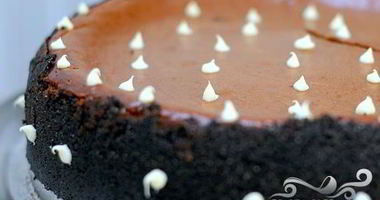 Рецепт Шоколадного чизкейка с карамелью