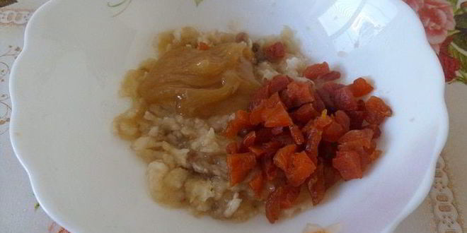 Рецепт гречневых кексов с бананом и курагой