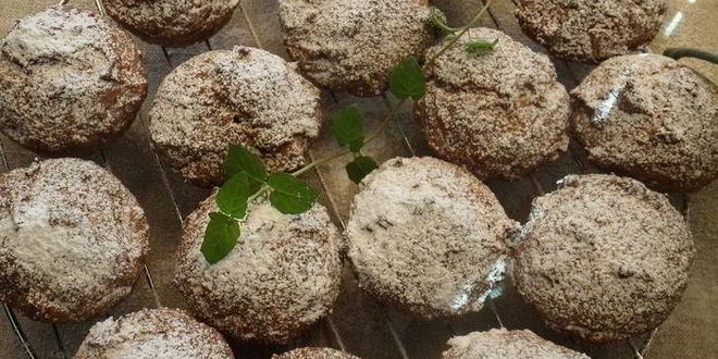 Рецепт гречневых кексов с бананом и курагой