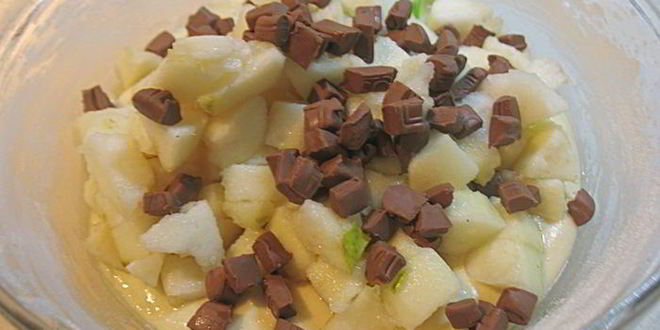 Рецепт грушевых кексов с шоколадом