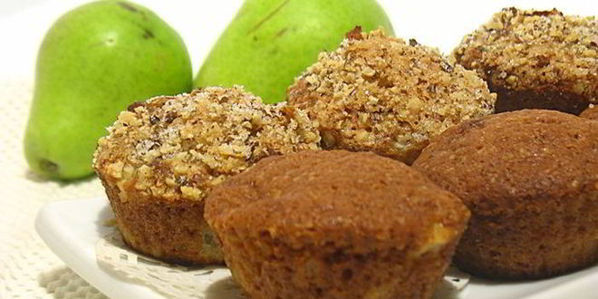 Рецепт грушевых кексов с шоколадом