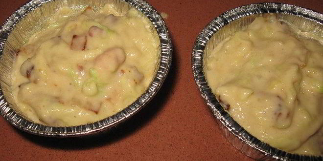 Рецепт кабачковых кексов с луком и беконом