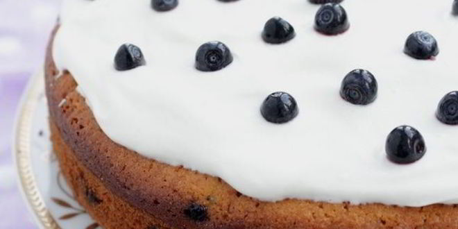 Рецепт кекса с черникой